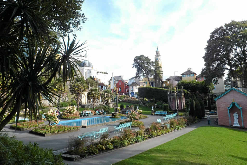 A taste of Italy at Portmeirion in Wales. A taste of Italy at Portmeirion in Wales.